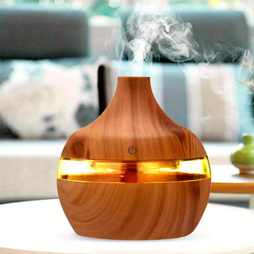 Humidificador con luz LED pequeño
